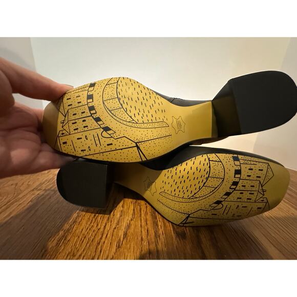 Bella Vita Women's Wilma Stacked Heel Leather Ankle Boot Black Size 7.5 NWOB - Picture 6 of 8